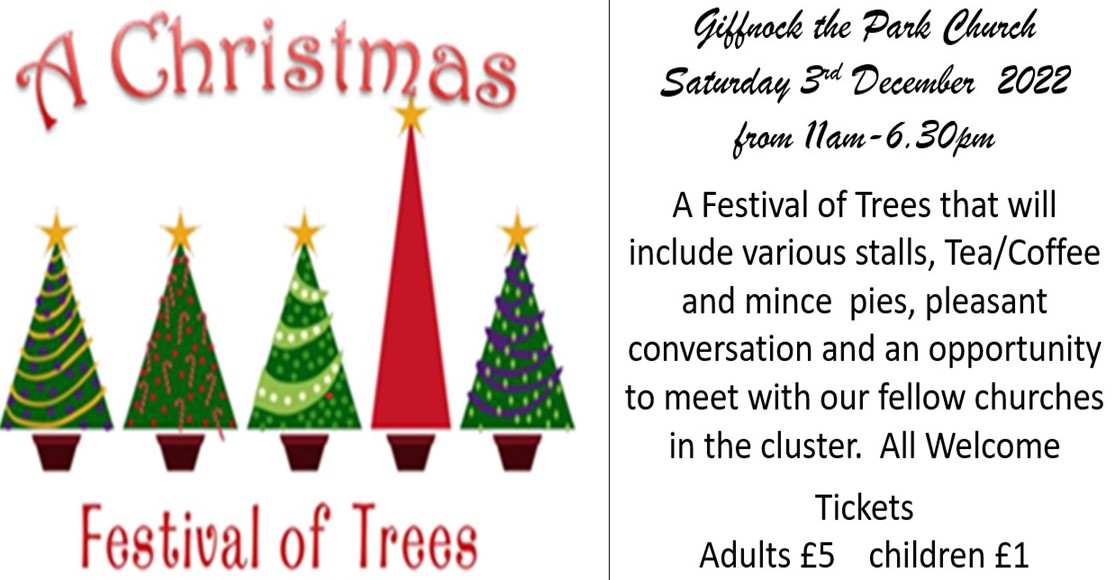 festival of trees flyer 2022